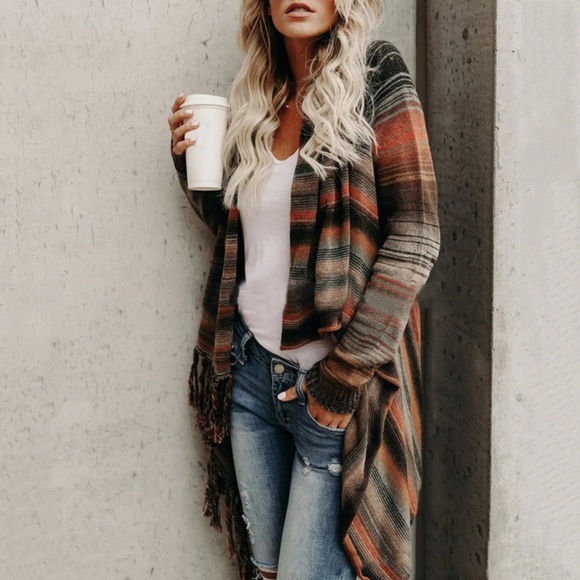 S. the Widow Sweaters - BECHET Boho Striped Sweater